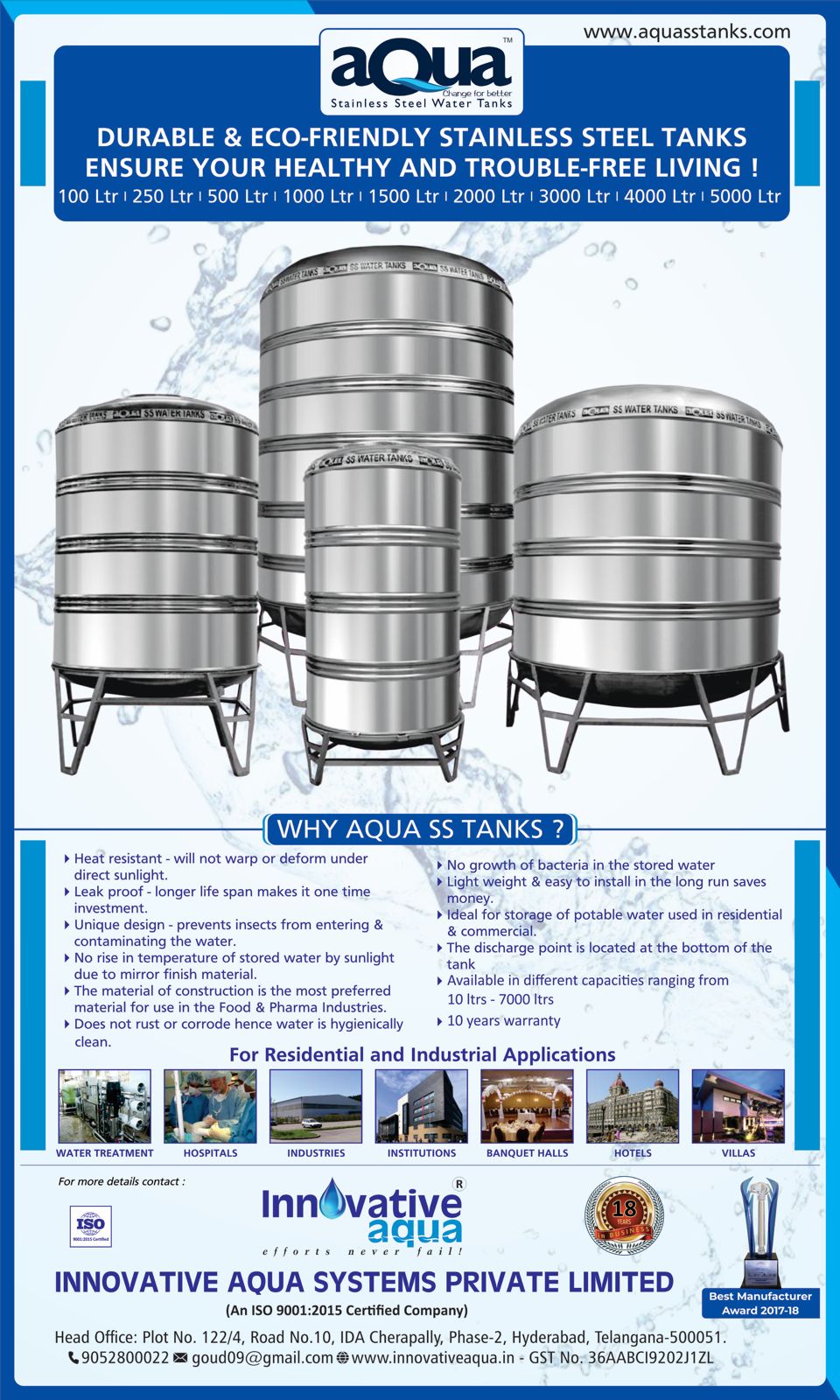 Aqua SS brochure